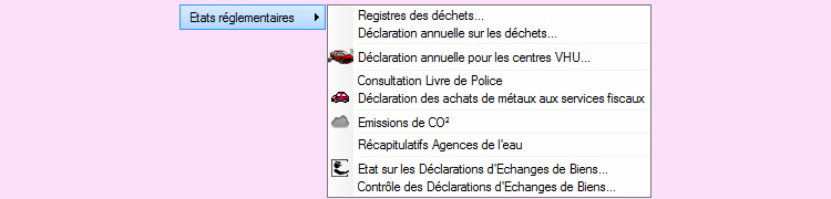 Etats réglementaires