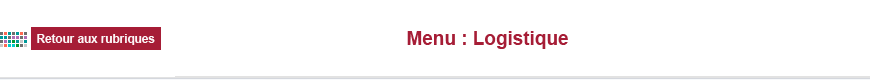 Menu logistique